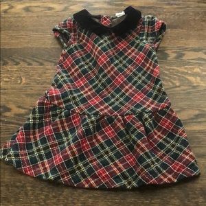 Excellent condition Janie and Jack plaid dress